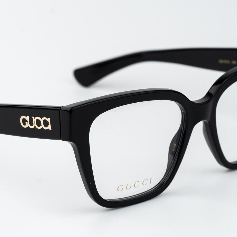 Gucci Women Eyeglasses Black Square GG1791O 005 NEW AUTHENTIC - Picture 9 of 13
